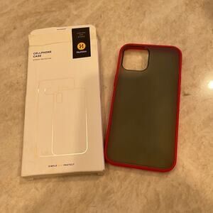 Humixx Iphone 12 Pro Maxx Case Red/Gray cell phone case NIB